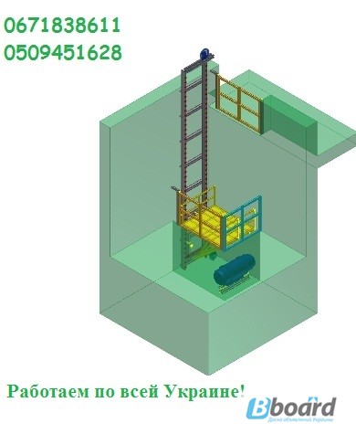 Фото 15. Производство грузовых подъёмников-лифтов под заказ. Украина