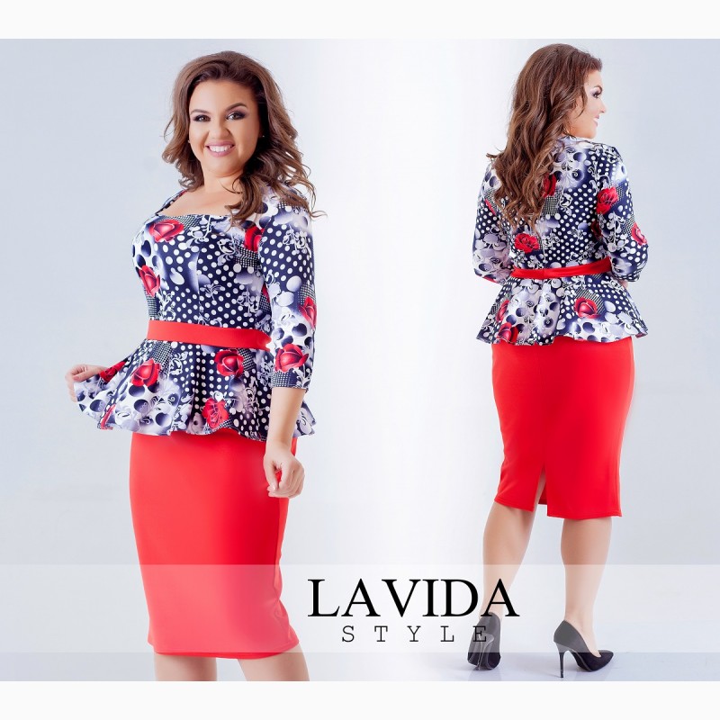 Фото 2. Женская одежда больших размеров от производителя Lavida