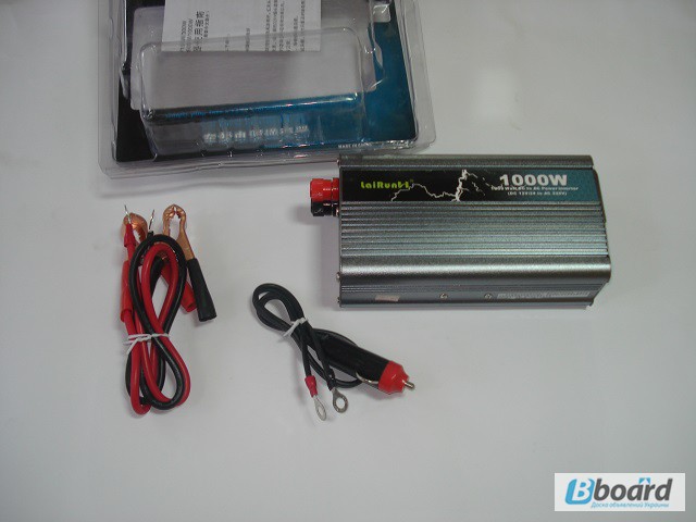 Фото 3. Инвертор-преобразователь 12в - 220в 1000Вт,USB зарядка