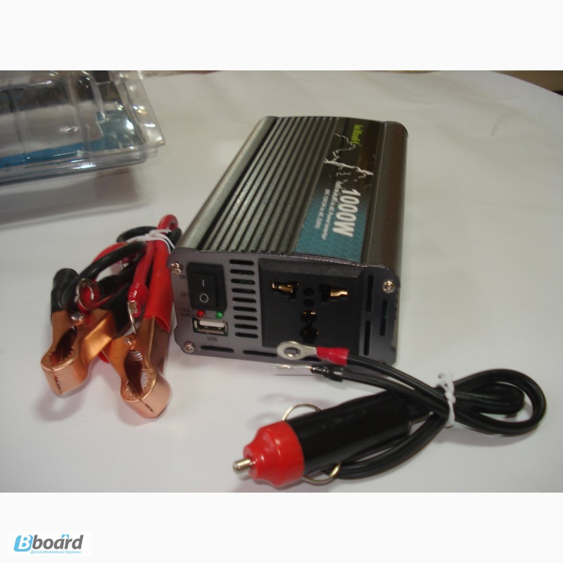 Фото 5. Инвертор-преобразователь 12в - 220в 1000Вт,USB зарядка