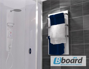 Электрический панельный полотенцесушительюОбогрев атель для ванной Ecos 290-330 Вт