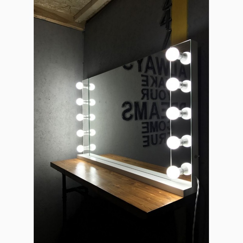 Фото 4. Гримерні дзеркала, гримерні столи, дзеркало з підсвіткою, надписом, малюнк