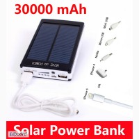 Power Bank,зарядное,солнечная батарея 30000mAh, USB.