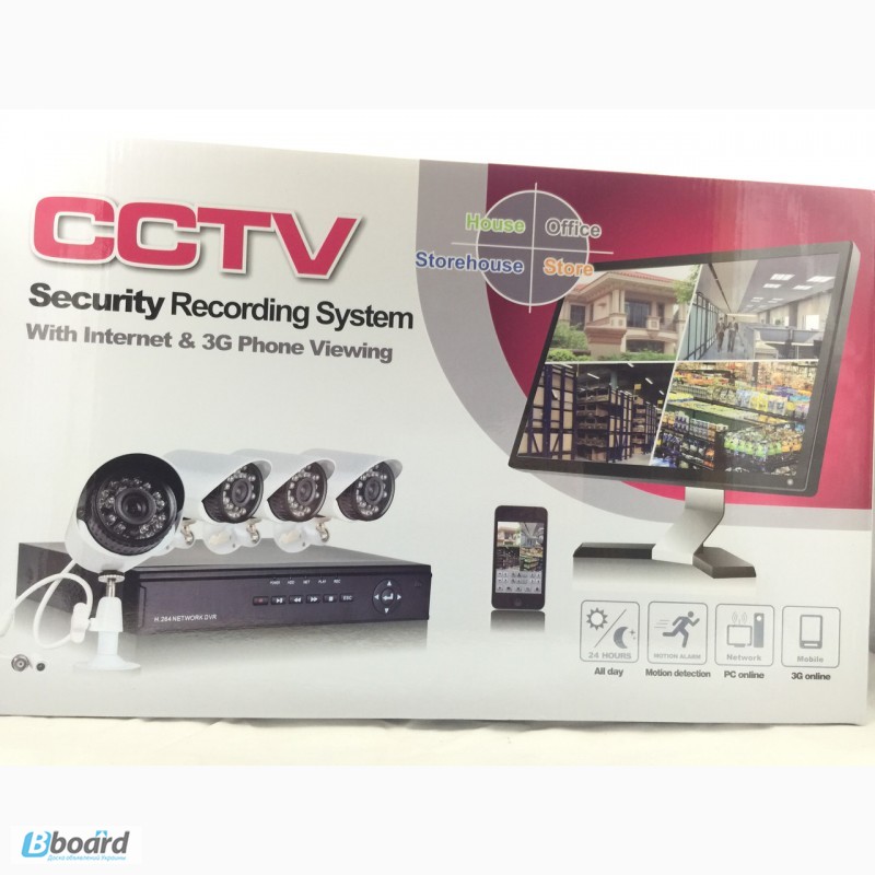 Видеорегистратор CCTV 4 camers