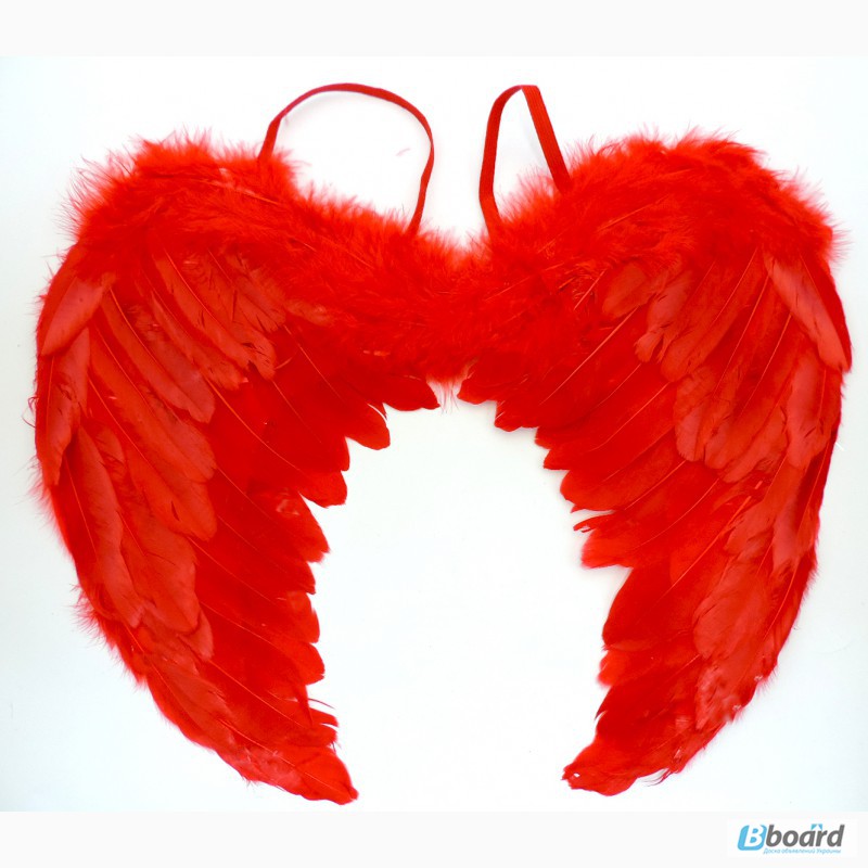 Фото 2. Карнавальные крылья ангела с перьев оптом и в розницу