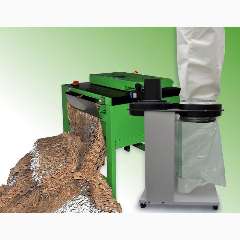 Фото 2. Промышленный шредер CushionPack для переработки гофрокартона в упаковочный материал