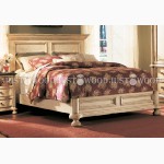 Двуспальная кровать Флоренция из натурального дерева