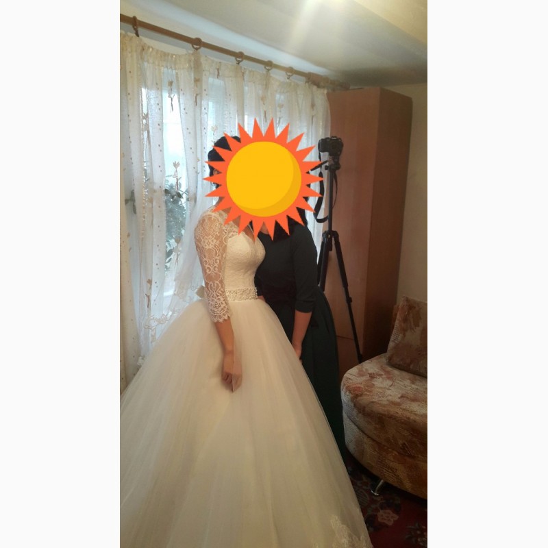 Фото 4. Свадебное платье цвета айвори