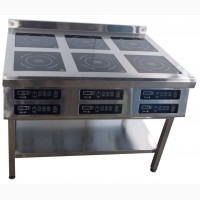 Плита индукционная Tehma 3, 5 кВт 6-конфорочная для столовых