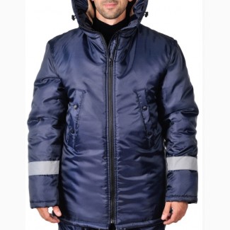 Куртка утепленная Аляска темно-синего цвета