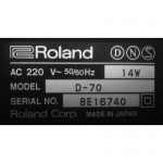 Продам синтезатор ROLAND D70