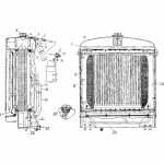 Радиатор водяной 74.13.001-4 (74.13.050-3) гусеничного трактора Т 74