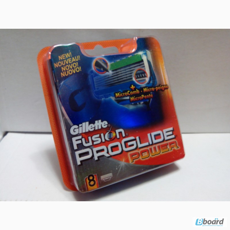 Фото 4. Gillette Fusion POWER ProGlide лезвия 8шт