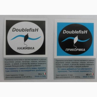 Купить Приманка (15 г) + Прикормка (15 г) для рыбы Double Fish (Дабл Фиш) оптом от 100 шт