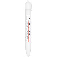 Термометр для воды стеклянный в пластиковом корпусе, пределы измерения 0.+50