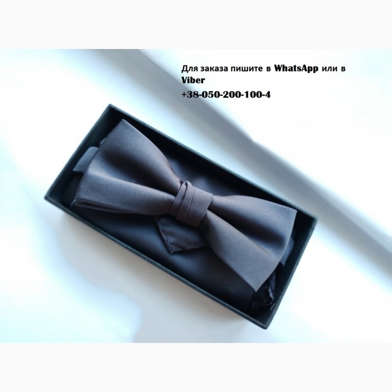 Фото 3. Бабочка галстук фирменная в упаковке selected homme с платком комплект