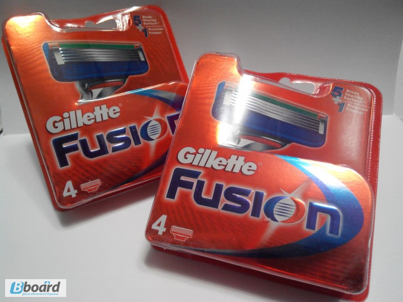 Фото 5. Gillette Fusion лезвия 4 шт