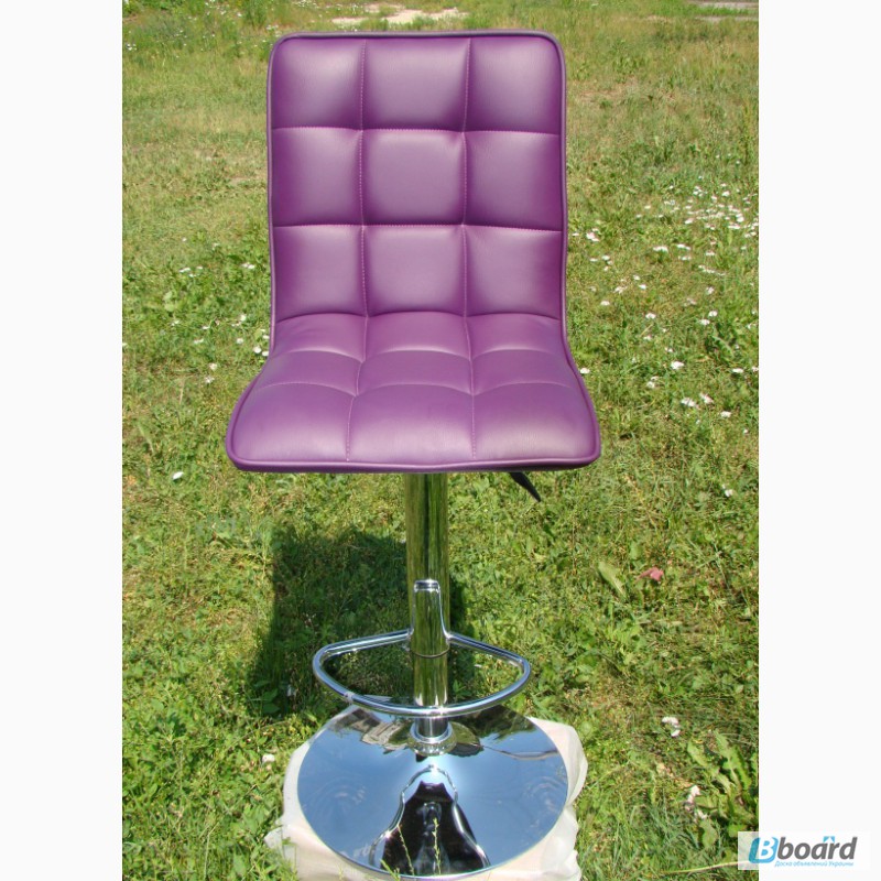 Фото 6. Высокий барный стул HY 358 бежевый, красный, белый, черный, коричневый, оранжевый, фиолетов