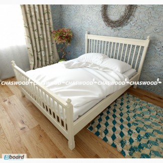 Двуспальная кровать Глория из натурального дерева