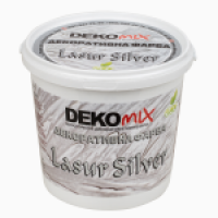 Декоративная краска DEКOMIX Lasur Silver с серебряным отливом