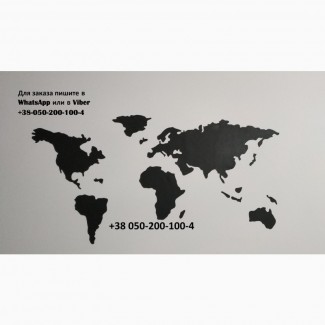 Карта мира Большая. Стикер