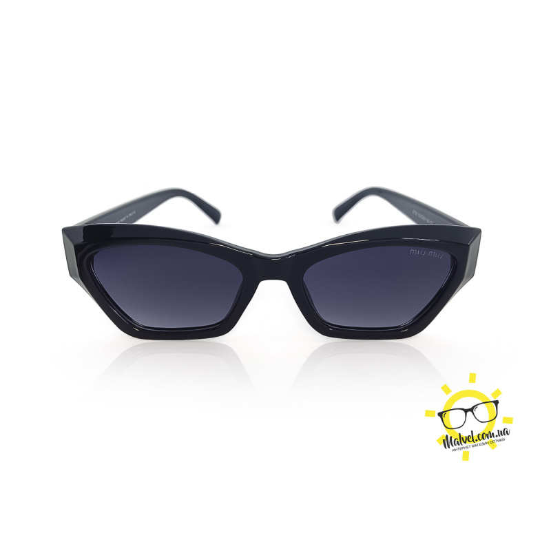 Фото 2. Женские солнцезащитные очки кошачий глаз MALVEL MW- 4533 BLACK