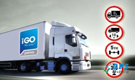 Фото 2. Навигация IGO Primo для грузовика. Прошивка GPS навигации для грузовиков