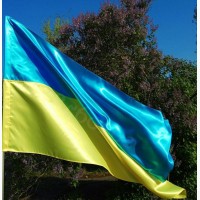 Флаг Украины, Прапор України 140х90 см атлас