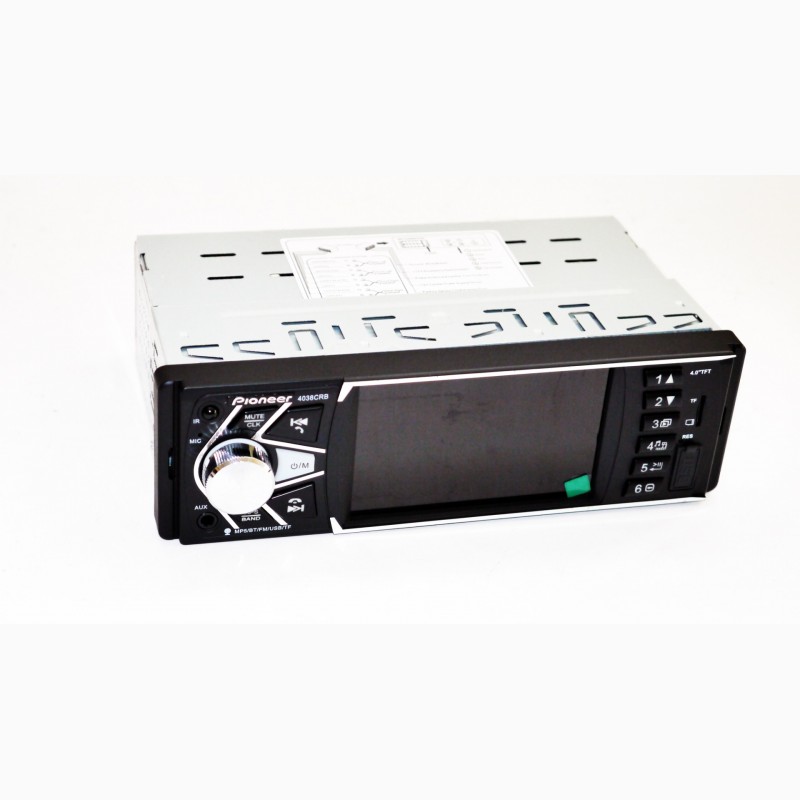 Фото 2. Автомагнитола Pioneer 4038 ISO экран 4, 1#039; #039; DIVX, MP3, USB, SD, Bluetooth