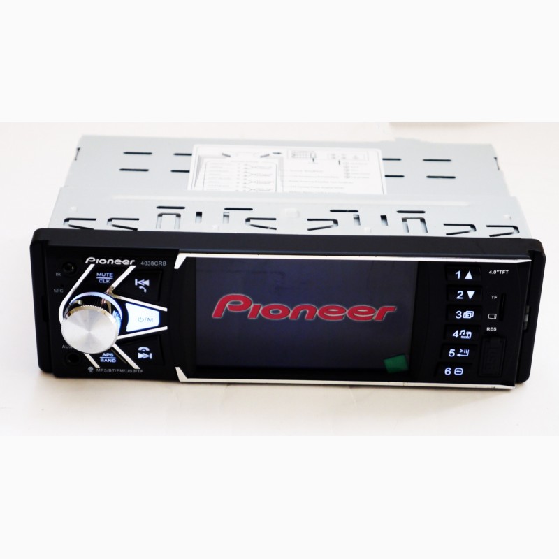 Фото 4. Автомагнитола Pioneer 4038 ISO экран 4, 1#039; #039; DIVX, MP3, USB, SD, Bluetooth