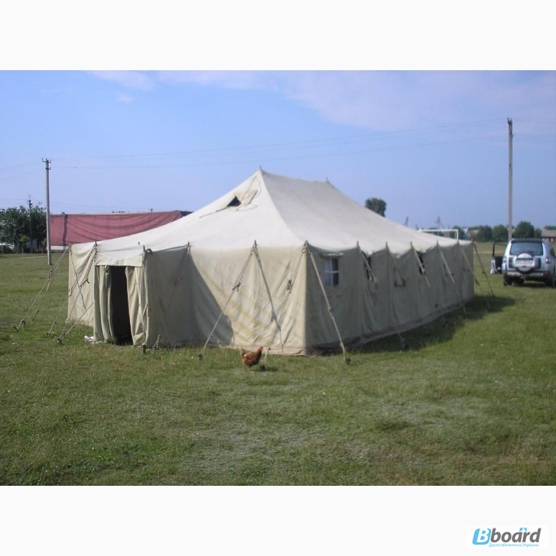 Фото 7. Навесы брезентовые, палатки армейские любых размеров, пошив