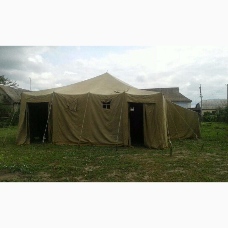 Фото 12. Навесы брезентовые, палатки армейские любых размеров, пошив