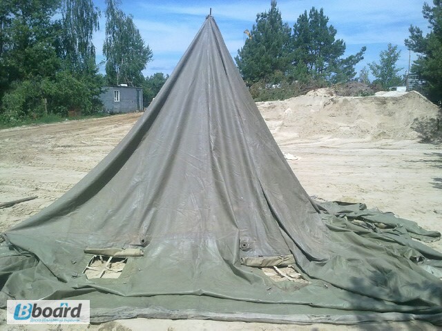 Фото 3. Навесы брезентовые, палатки армейские любых размеров, пошив