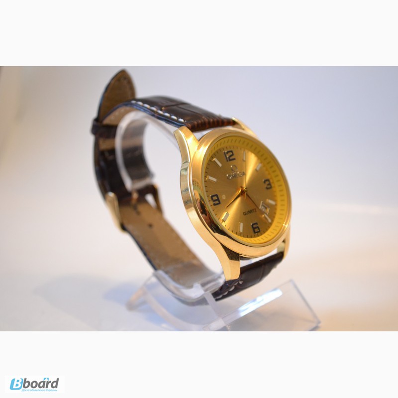 Фото 4. Качественные мужские часы Omega Quartz (Gold),гарантия
