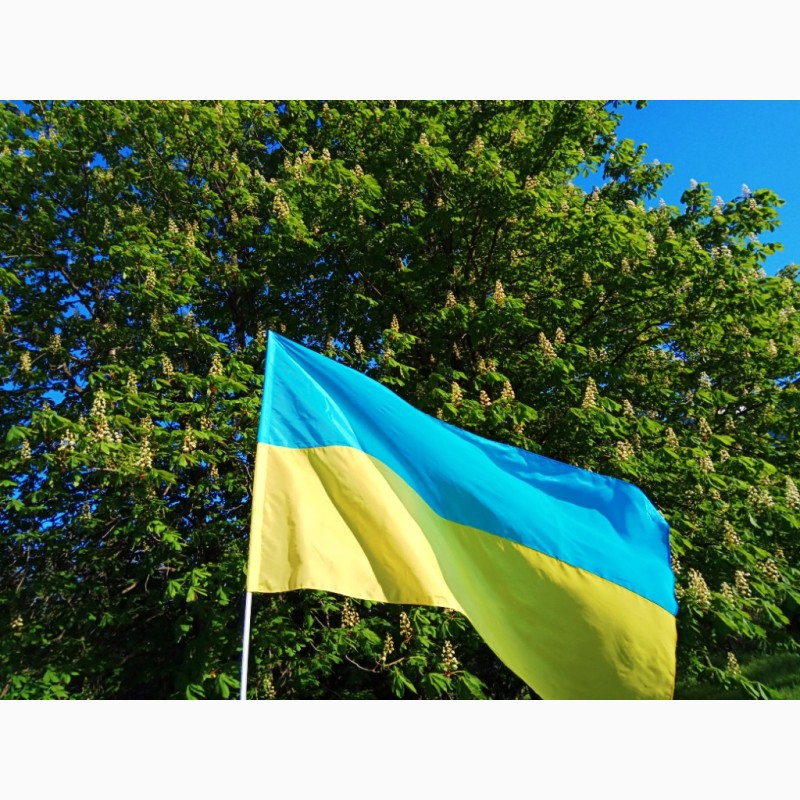 Фото 3. Флаг Украины, Прапор України 220х140 см нейлон