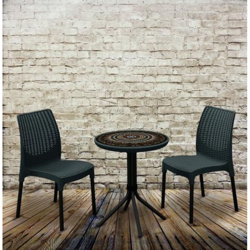 Фото 17. Садовая мебель Keter Chelsea Set With Mosaic Table