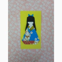 Японские бумажные куклы - обереги