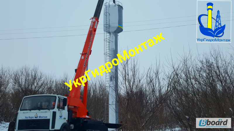 Водонапорные башни. Изготовление и производство, монтаж водонапорных башен в Украине