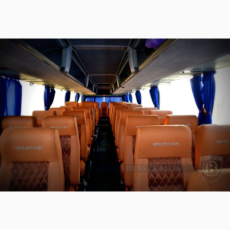 Фото 2. Обшивка перетяжка салона Neoplan Setra, перетяжка сидений автобуса неоплан