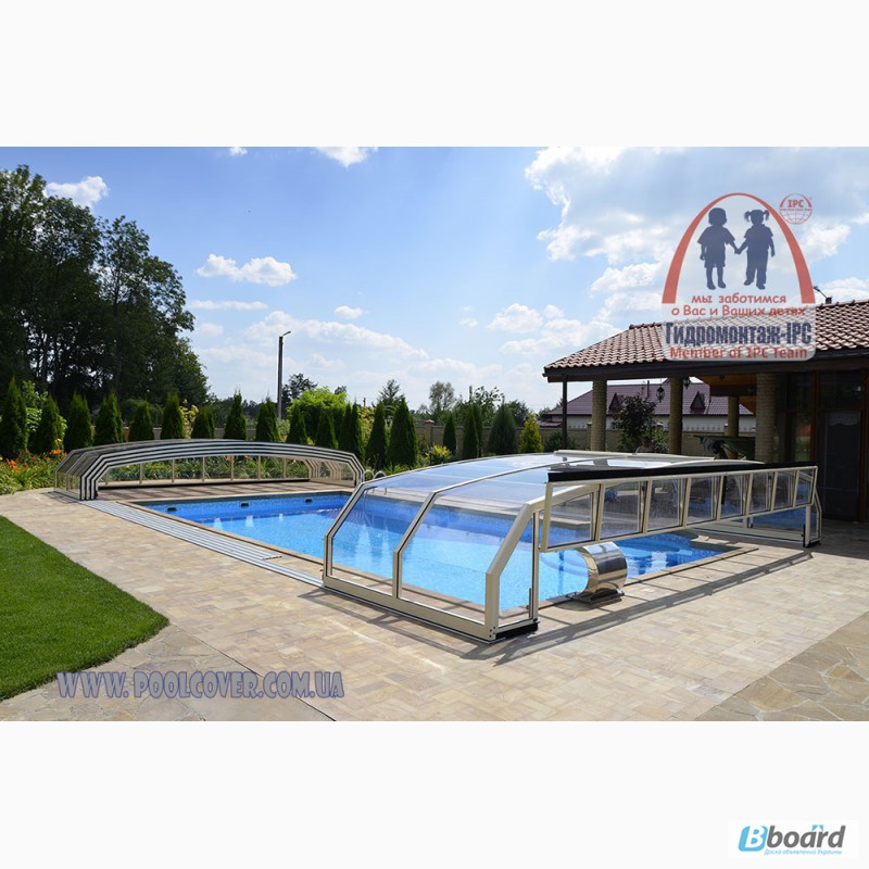 Фото 2. Павильоны для бассейнов в Украине, крыши для бассейнов