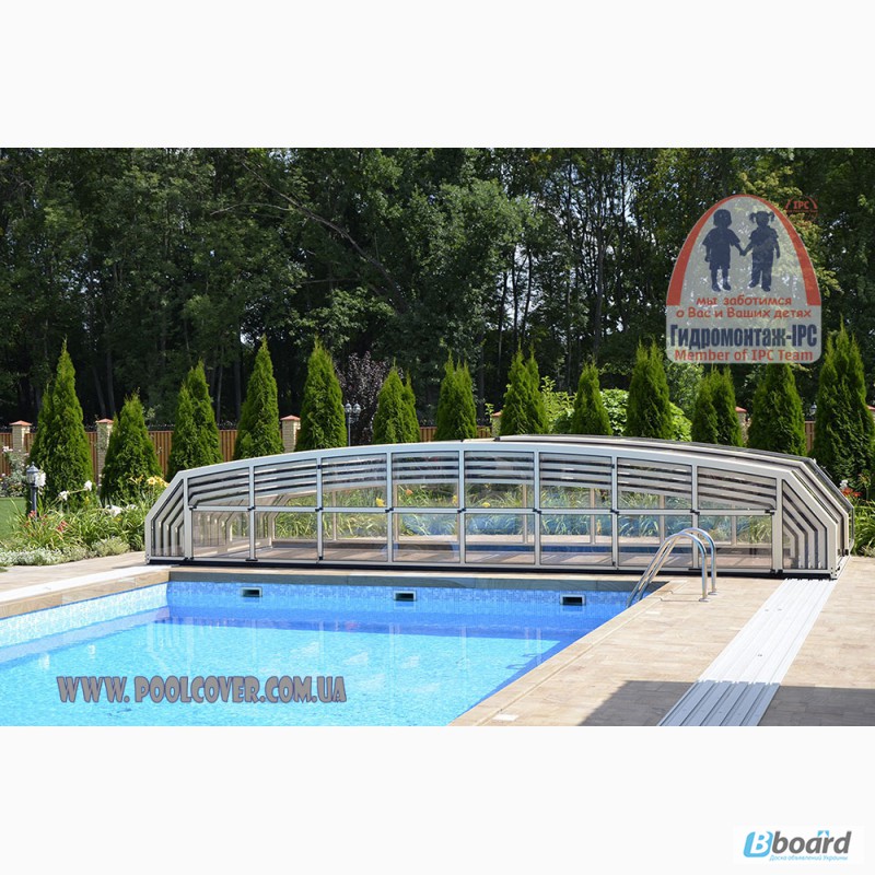 Фото 3. Павильоны для бассейнов в Украине, крыши для бассейнов