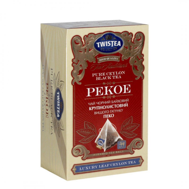 Чай черный в пирамидках Twistea Pekoe 20 шт