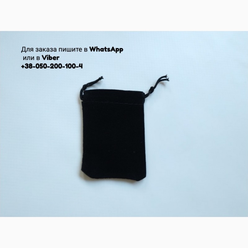 Черный бархатный мешочек 5*7 см. вельветовый квадратный круглый упаковка для украшений