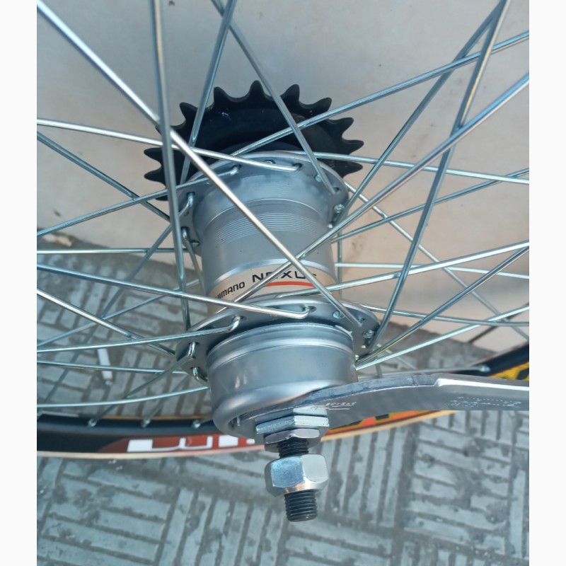 Фото 4. Вело колесо 20, 24, 26, 28 дюймов на двойном ободе втулка планетарная 3 скоростей