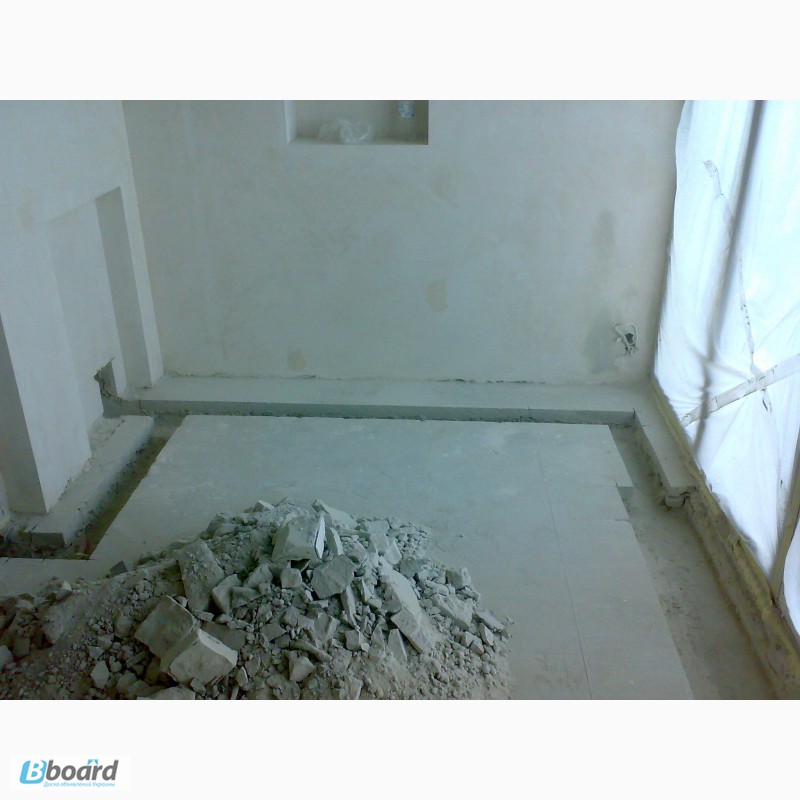 Фото 6. Демонтаж сантехкабин, стен, бетона.Резка проемов, штроб в Харькове