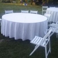 Аренда свадебных круглых столов для проведения банкета