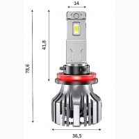 Светодиодные Led лампы Headlight FX5 Н4 Н7 H11 55 w/шт. 10000 Lm