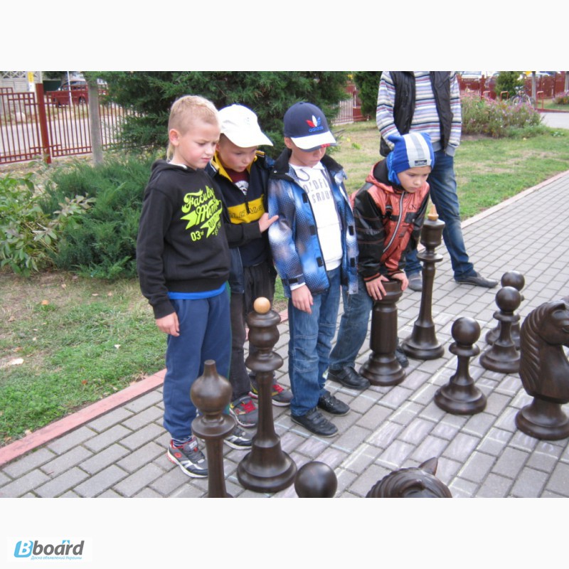 Фото 7. Шахматы детские большие из дерева