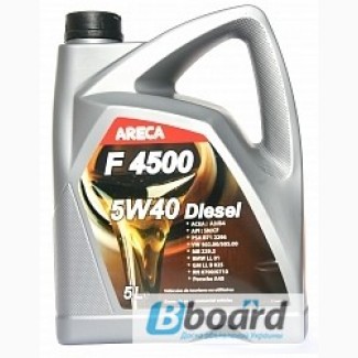 ARECA Моторное масло (синтетическое) F4500 DIESEL 5W-40