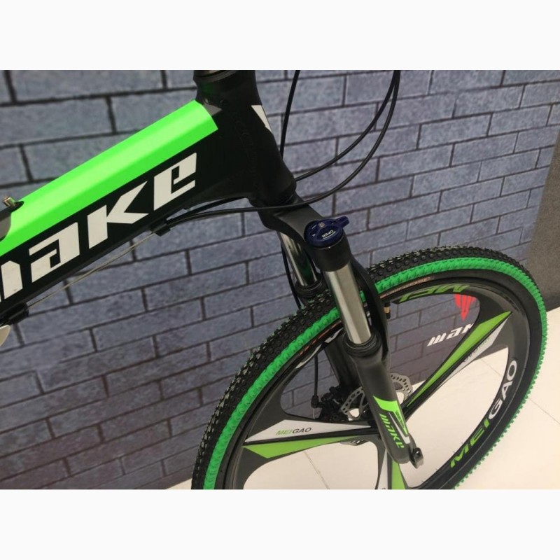 Фото 13. Велосипед на литых дисках складной Make bike на алюминиевой раме